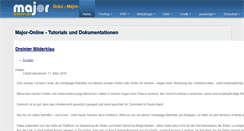 Desktop Screenshot of doku.major-online.de