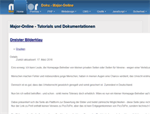 Tablet Screenshot of doku.major-online.de