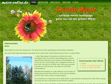 Tablet Screenshot of christa.major-online.de